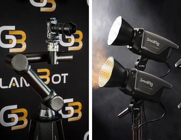 Ramię robota z kamerą